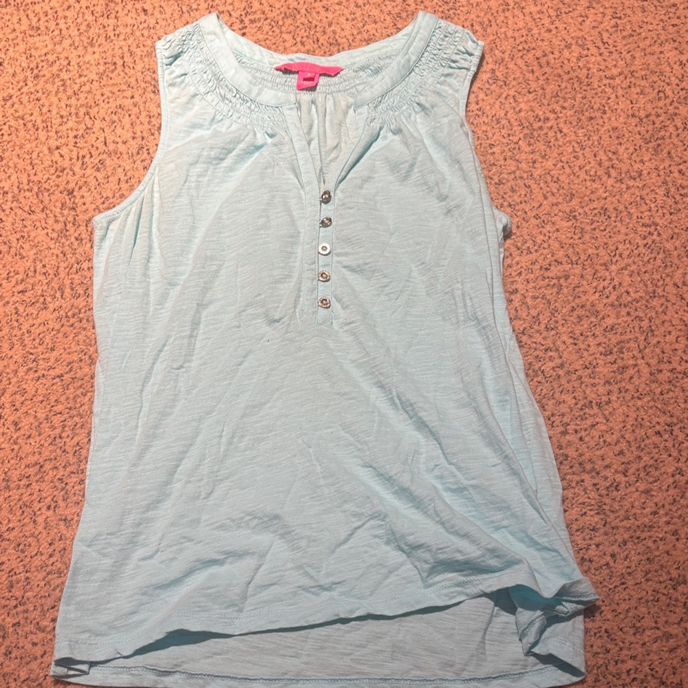 Lilly Pulitzer Light Blue Tank Top